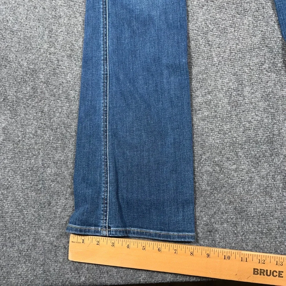 7 For All Mankind Kimmie Bootcut Jeans Womens 30x34 Stretch Medium Wash Blue - Picture 10 of 11